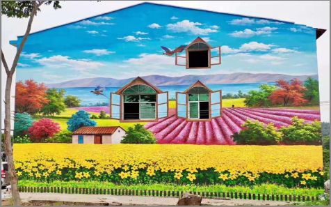 洛川乡村墙体彩绘